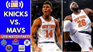 Knicks vs. Mavs| Money Mitch and Iso Destroy The Mavs!| LIVE Reaction From NYC 🗽| 11.2.18