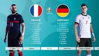 PES 2021 - Germany vs France - UEFA EURO 2020 (2021) | Group F - Matchday 1