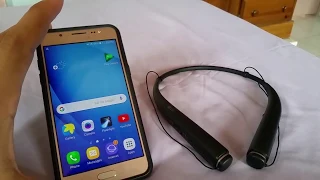 How to pair LG Tone Pro HBS-780 to Samsung Galaxy J phone