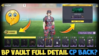 BP Vault Full Detail | CoDM BP Vault Here | CP Back From Vault BP After Purchasing? | CoD Mobile