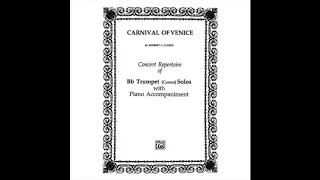 Clarke Carnival of Venice (A=440) "Karaoke - Accompaniment"