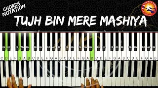 Tujh Bin Mere Mashiya" Chords & Piano Notes|Keyboard & Guitar Tutorial  Victor Benjamin|Yamaha SX900