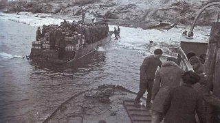 Бронекатера. Кадры из фильма «Сталинградская битва», 1949 год. ВМФ