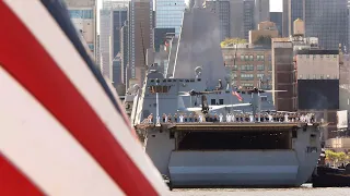 Fleet Week New York 2023 kicks off with ceremonial Parade of Ships in NY Harbor