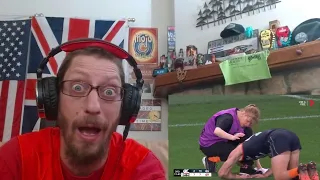 American Reacts to Biggest Hits In The AFL 2022