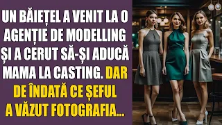 Un băiețel a venit la o agenție de modelling și a cerut să-și aducă mama la casting. Dar de îndată..