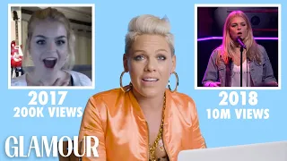 How Pink Made Me Famous Ft. Davina Michelle | Glamour