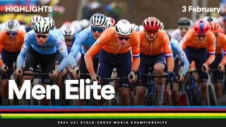 Men Elite Highlights | 2024 UCI Cyclo-cross World Championships