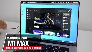 Don't Play Games on M1 MAX MacBook Pro | WINDOWS Emu and MacOS GAMING Review 😈