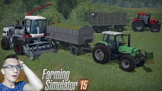 Kiszonka 2016 na PGR - przyczepa bokiem i Deutz POWER !! ☆ Let's Play FS15 #7 ㋡ MafiaSolec