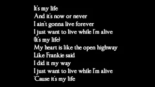 Bon Jovi - Its my life - lyrics