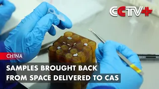 Samples Brought Back from Space Delivered to CAS