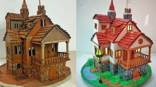 Fantasy House🏡 | DIY Fantasy House Made With Cardboard | Craft House