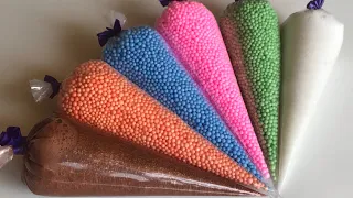Making Crunchy Slime With Piping Bgas | Satisfying Video #22 #slimevideos #usaslime