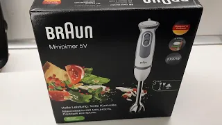 Braun Multiquick Minipimer 5 Vario.Unboxing