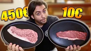 CARNE DE SUPERMERCADO vs LA CARNE MÁS CARA DEL MUNDO (KOBE) | ¿Vale la pena pagar tanto?