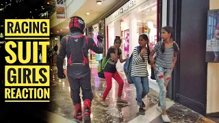 Racing Suit Walk in Shopping Mall -- EPIC GIRLS REACTION 😱 | Revolt