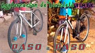 Restauración de Bicicleta marca BIMEX, montaña R26, PASO a PASO