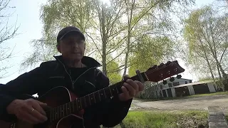 Брат на брата с автоматом - почему же так???...(cover version Vitalii Pelykh,  под гитару) гитара...