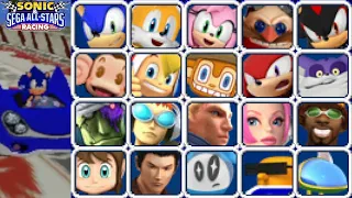 Sonic & Sega All-Stars Racing DS // All Playable Characters