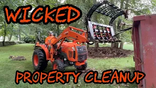 #395 Property Cleanup with Brush Hog & Wicked Grapple