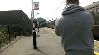 My girlfriend filmed 55009 passing Grantham 16/6/18