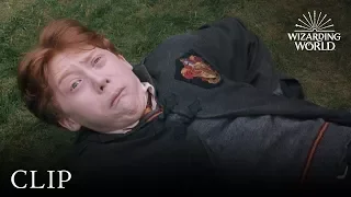 Ron's Slug Spell Backfires | Harry Potter and the Chamber of Secrets