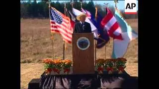 Ground breaking for memorial to victims of 9/11 Flight 93