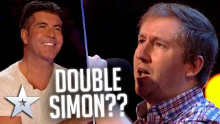 Simon Cowell meets SIMON COWELL! | Audition | BGT Series 8