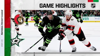 Senators @ Stars 10/29/21 | NHL Highlights