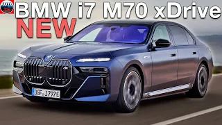 All NEW 2024 BMW i7 M70 xDrive - REVIEW Driving, interior & exterior