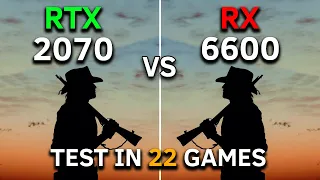 RX 6600 vs RTX 2070 | Test In 22 Games at 1080p | 2023