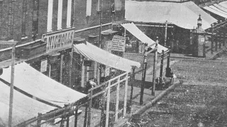 Close-Ups Of Robert Cornelius' Early Daguerreotype Photo of Market Street in Philadelphia (1840)