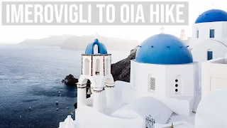 #40 Imerovigli to Oia hike in Santorini island, Greece [4k 60fps]