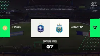 EA SPORTS FC 24 PS4 | France VS Argentina - International Friendly | Gameplay PlayStation 4