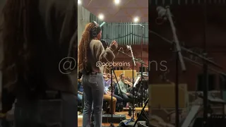 Halle Bailey Singing With The Little Mermaid Orchestra #hallebailey #thelittlemermaid #shorts