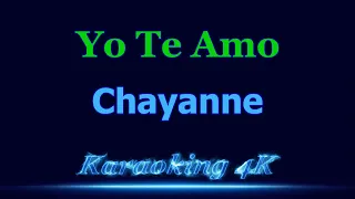 Chayanne  Yo Te Amo  Karaoke 4K