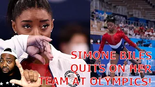 Simone Biles QUITS On Her Team At Tokyo Olympics For Mental Health Reasons?!