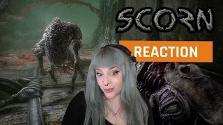 My reaction to the Scorn Official Gameplay Trailer | GAMEDAME REACTS