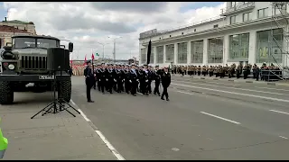 Выступленик курсантов Нижегородского ордена " знак  почета" речного училища им. И. П. Кулибина.