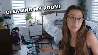 Cleaning My Messy Room! *this is a sign to clean yours* (Clean With ME)