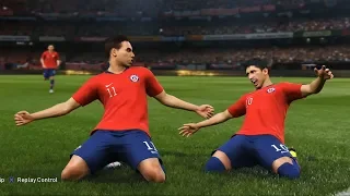 PES 2019 - Chile vs Argentina - Gameplay (PS4 HD) [1080p60FPS]