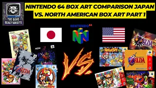 Nintendo 64 Box Art Comparison Japan Vs. North American Box Art Part 1