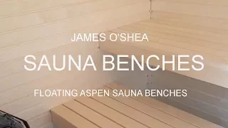 Making Aspen Sauna Benches