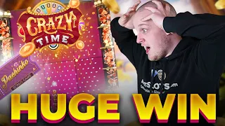 HUGE WIN ON  CRAZY TIME - PACHINKO - WITH CASINODADDY 🎉🔥