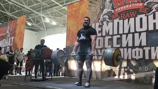 КИРИЛЛ САРЫЧЕВ. ТЯГА 410 КГ! - KIRILL SARYCHEV. DEADLIFT 410 KG!