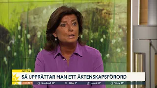 Därför ska du ha ett äktenskapsförord - Nyhetsmorgon (TV4)