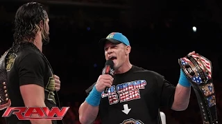 John Cena interrupts Seth Rollins: Raw, July 20, 2015