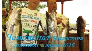 Чемпионат Татарстана по ловле спиннингом с лодок 2016