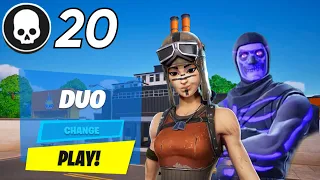 Renegade Raider 20 Elimination Duos Win Gameplay (CONTROLLER PLAYER) Fortnite Chapter 4 Season 3